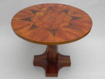 Table - solid wood, walnut wood - 1870